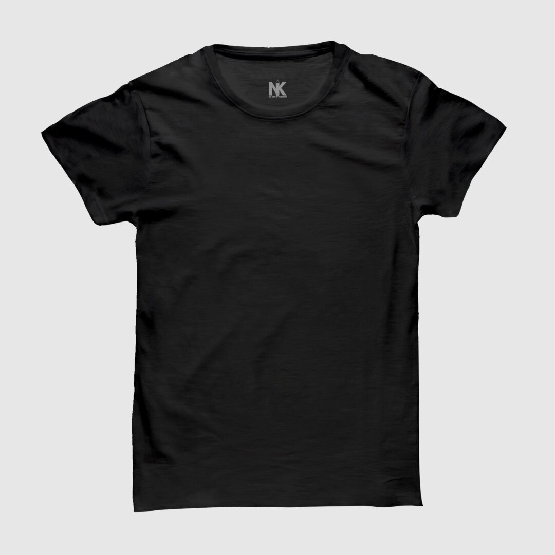 Download Black Plain T-shirt | Black Solid T-shirts | nikfashions