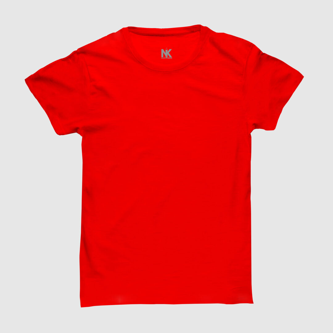Red Plain T-shirts | Red Solid T-shirts | nikfashions