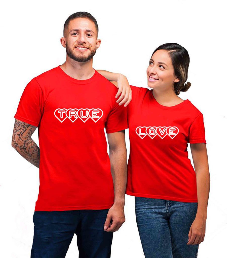 True Love Couple T-shirts | Matching Outfits | nikfashions.in