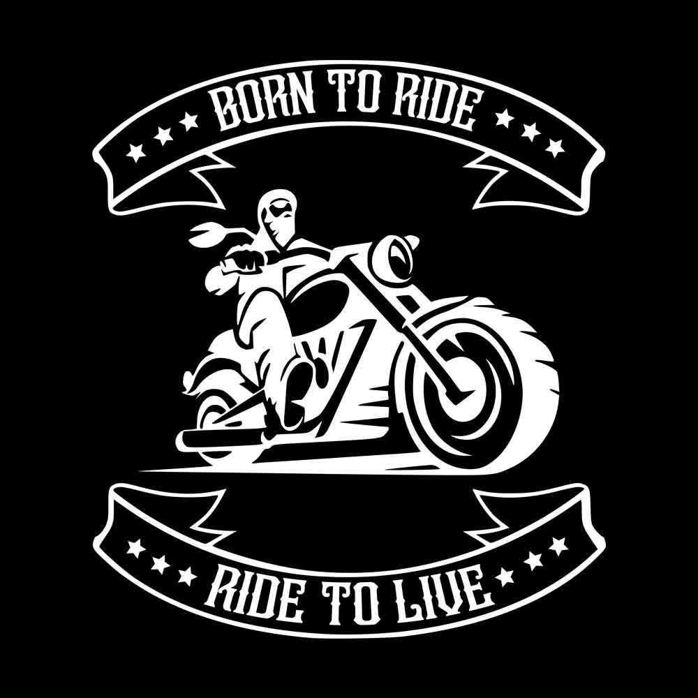 Skull Tattoo Clipart Transparent Background, Born To Ride Skull Line  Tattoo, Biker, Emblem, Skull PNG Image For Free Download