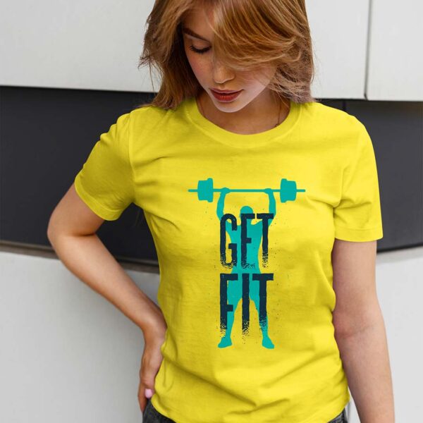 Get Fit T-Shirts, Graphic Printed Fitness t-shirts